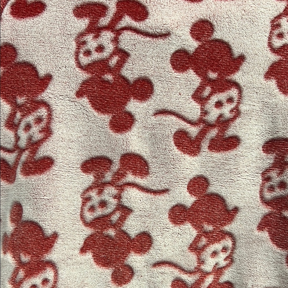 Disney Mickey Mouse Women’s 2 Piece Plush Lounge Set Size L - Picture 4 of 14